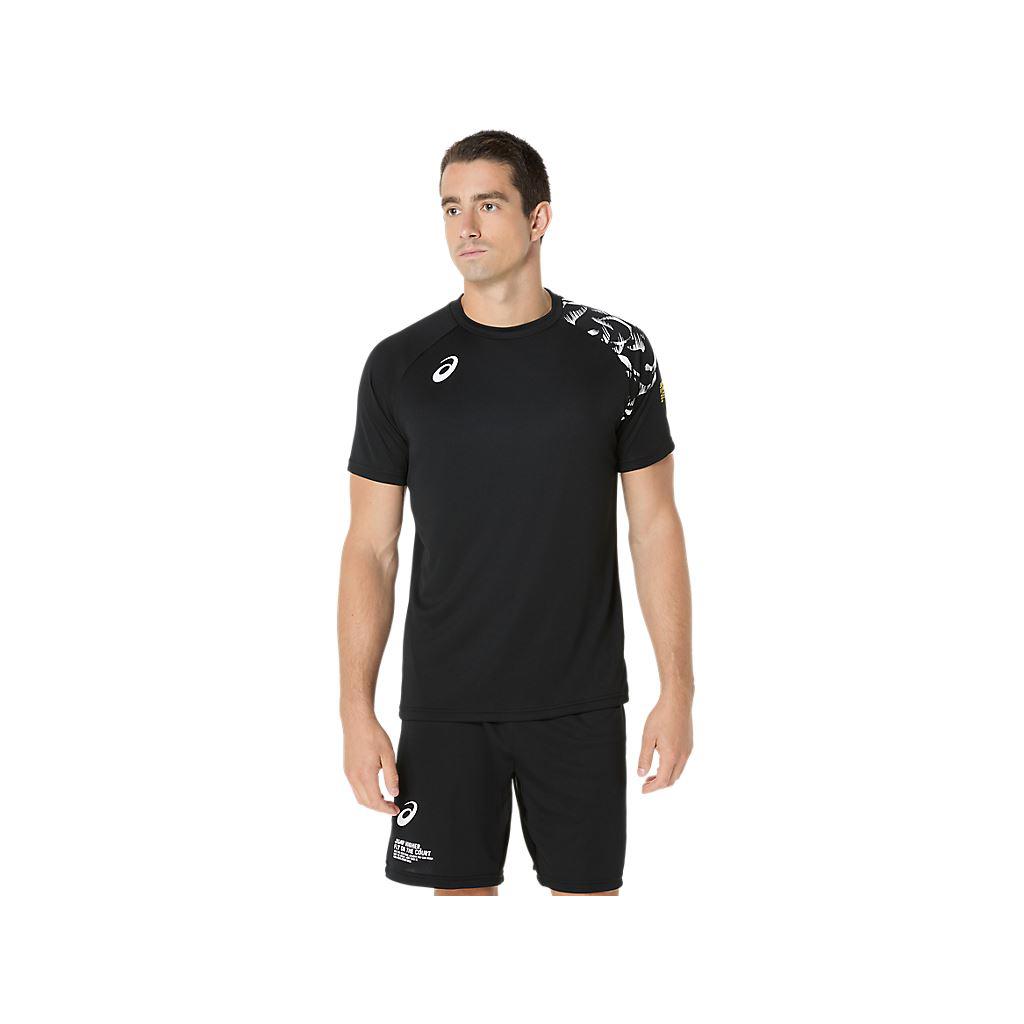 排球短袖上衣 男女中性款 日本版型 排球上衣 2053A213-001