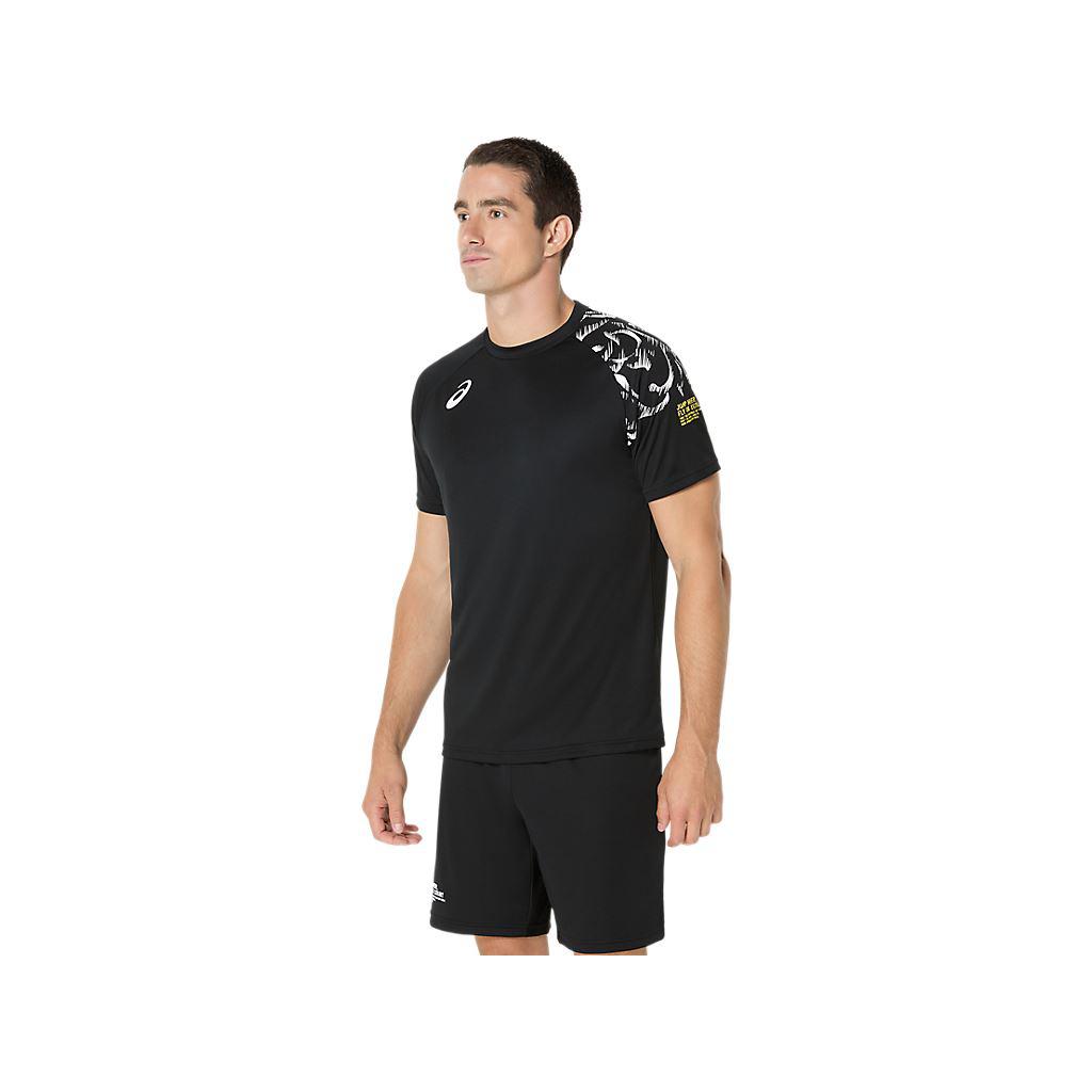 排球短袖上衣 男女中性款 日本版型 排球上衣 2053A213-001