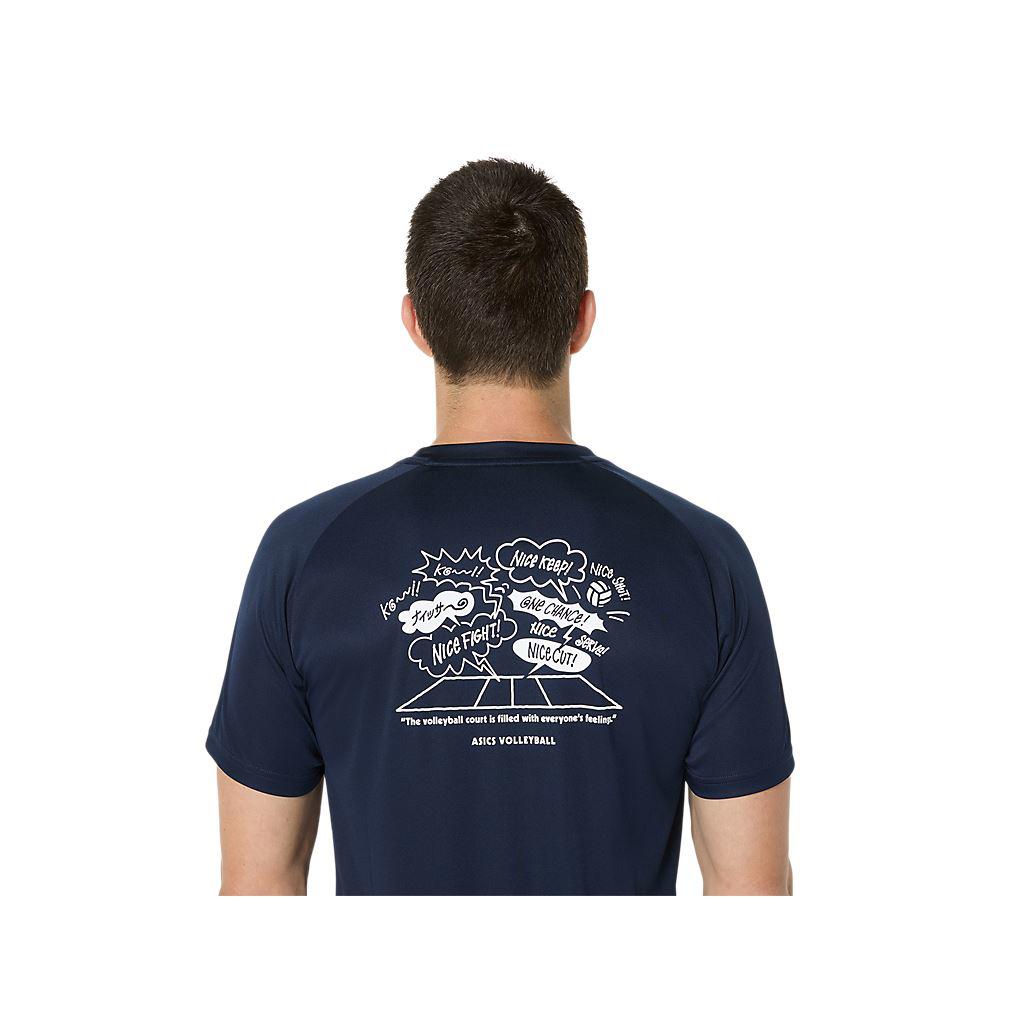 排球短袖上衣 男女中性款 日本版型 排球上衣 2053A208-400