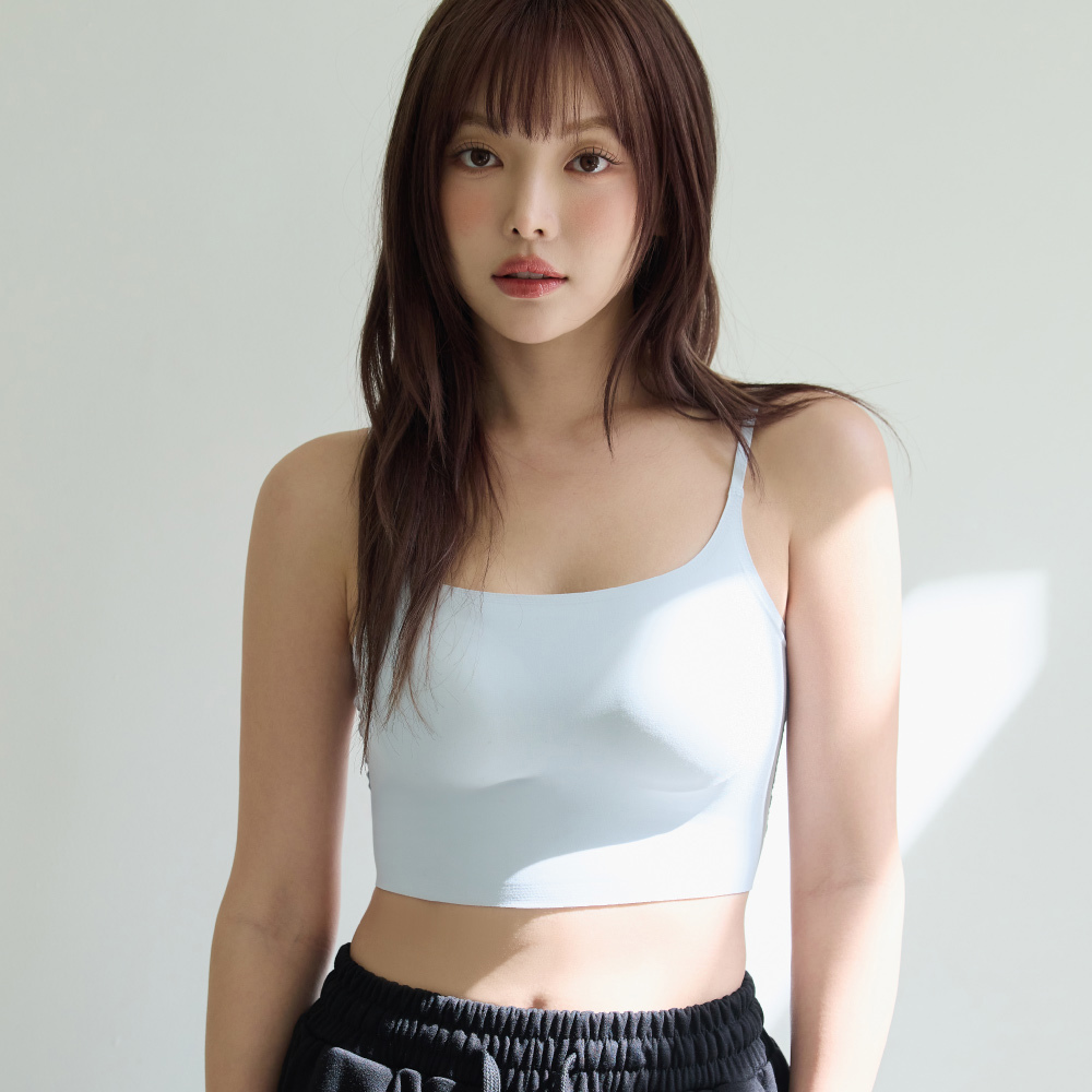 BRA TOP【Free Cut Air AirSoft Bra】無鋼圈貼合式無痕背心​(晨曦藍)