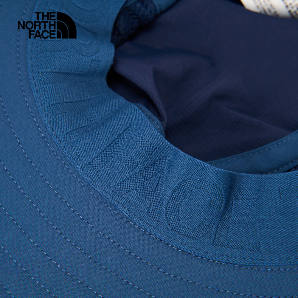 【10/26 12點限時搶購】The North Face北面男女款藍色UPF防曬漁夫帽｜5FX6926