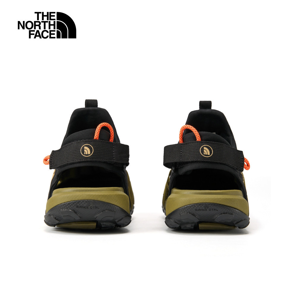 The North Face北面男款綠色抓地可調節鞋帶舒適涼鞋｜83NLRMO