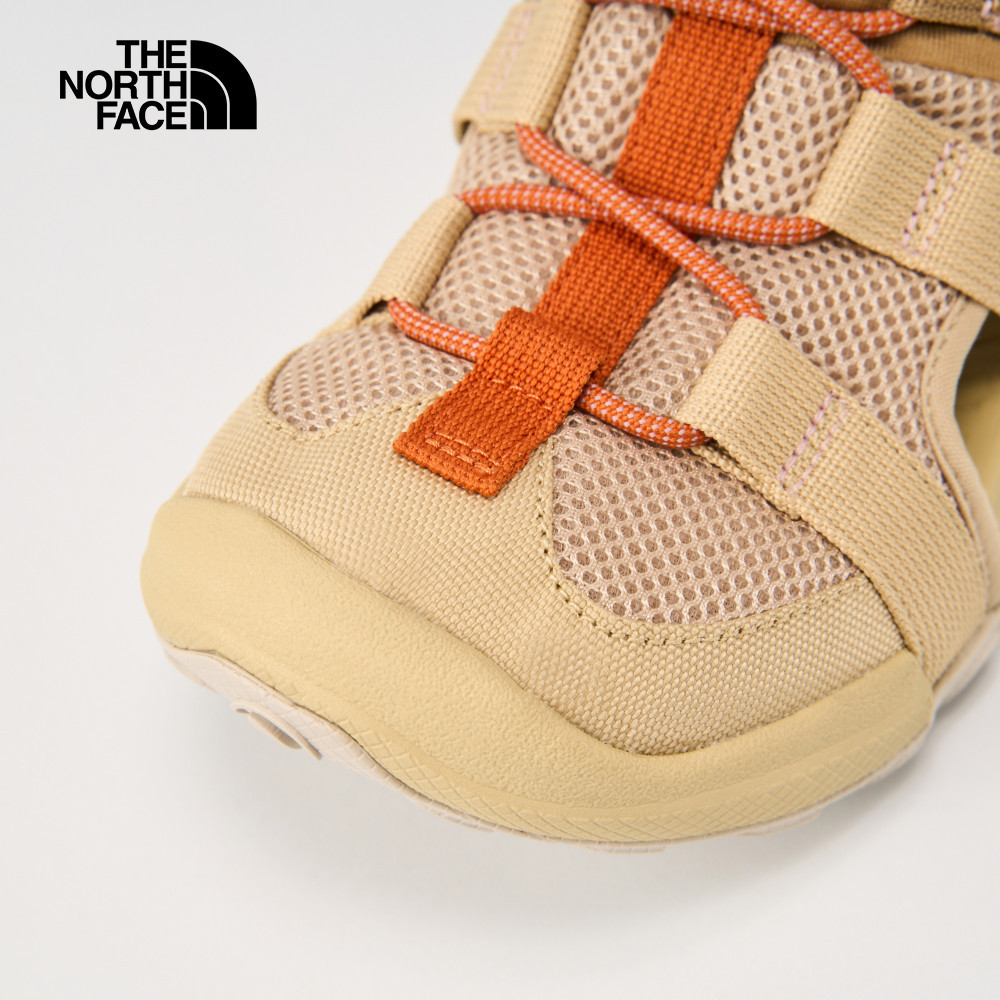 The North Face北面女款卡其色抓地可調節鞋帶舒適涼鞋｜8ADQ76Z