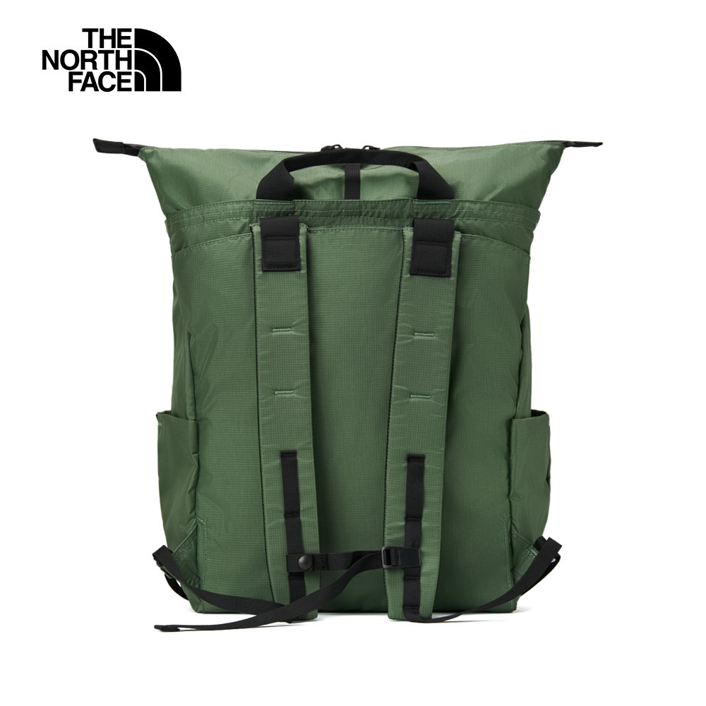 The North Face北面男女款綠色舒適背負大容量背提兩用休閒後背包｜8B1YHCH