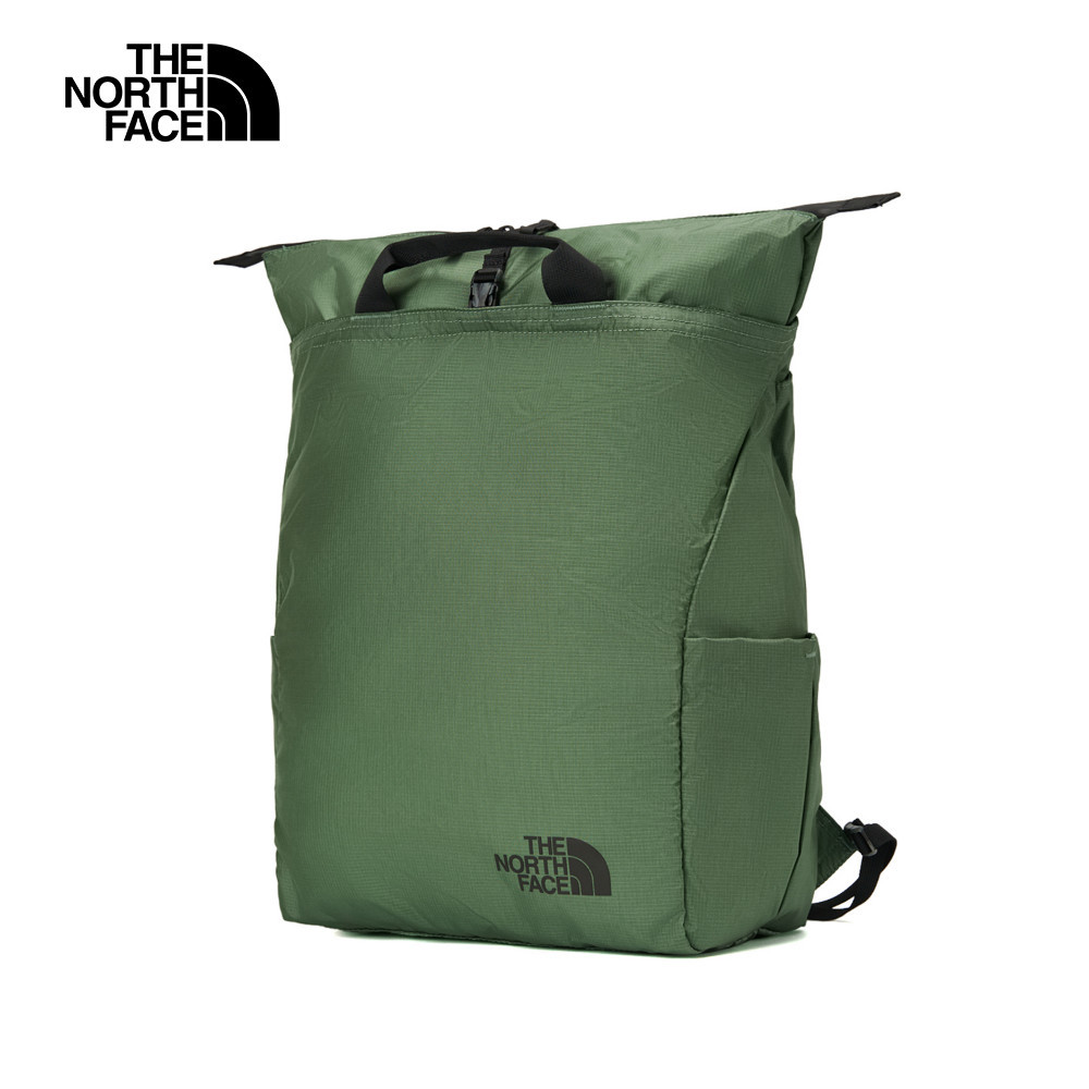 The North Face北面男女款綠色舒適背負大容量背提兩用休閒後背包｜8B1YHCH