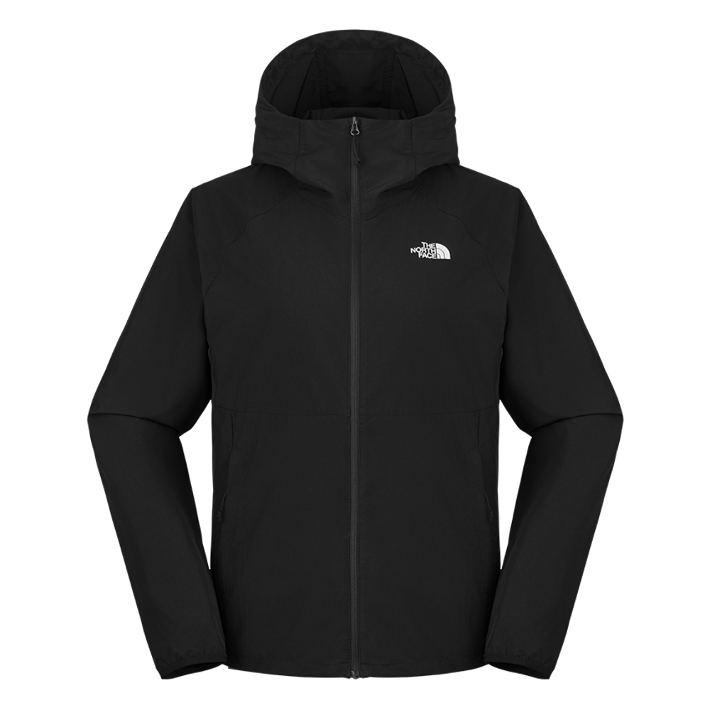 The North Face北面女款黑色UPF防曬防風外套｜8EXDJK3