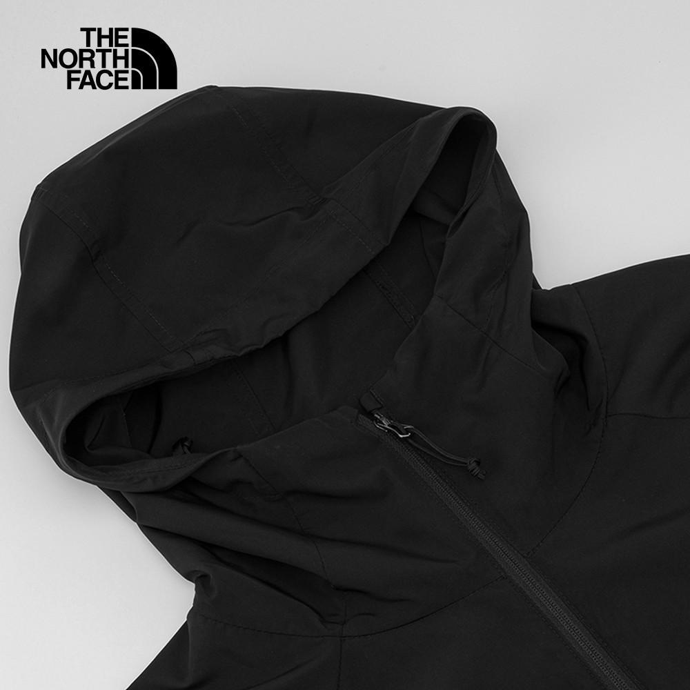 The North Face北面女款黑色UPF防曬防風外套｜8EXDJK3