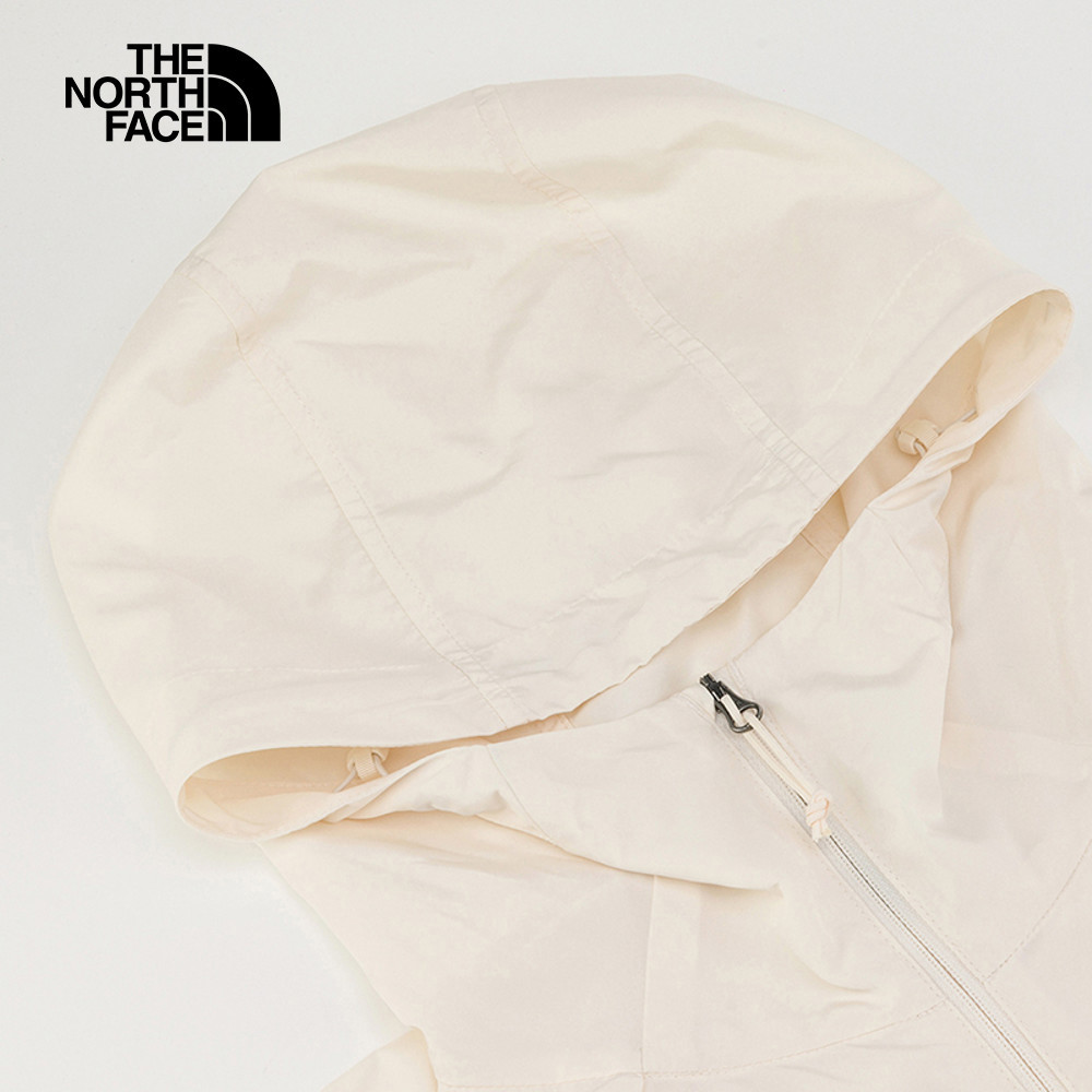 The North Face北面女款米白色UPF防曬防風外套｜8EXDQLI