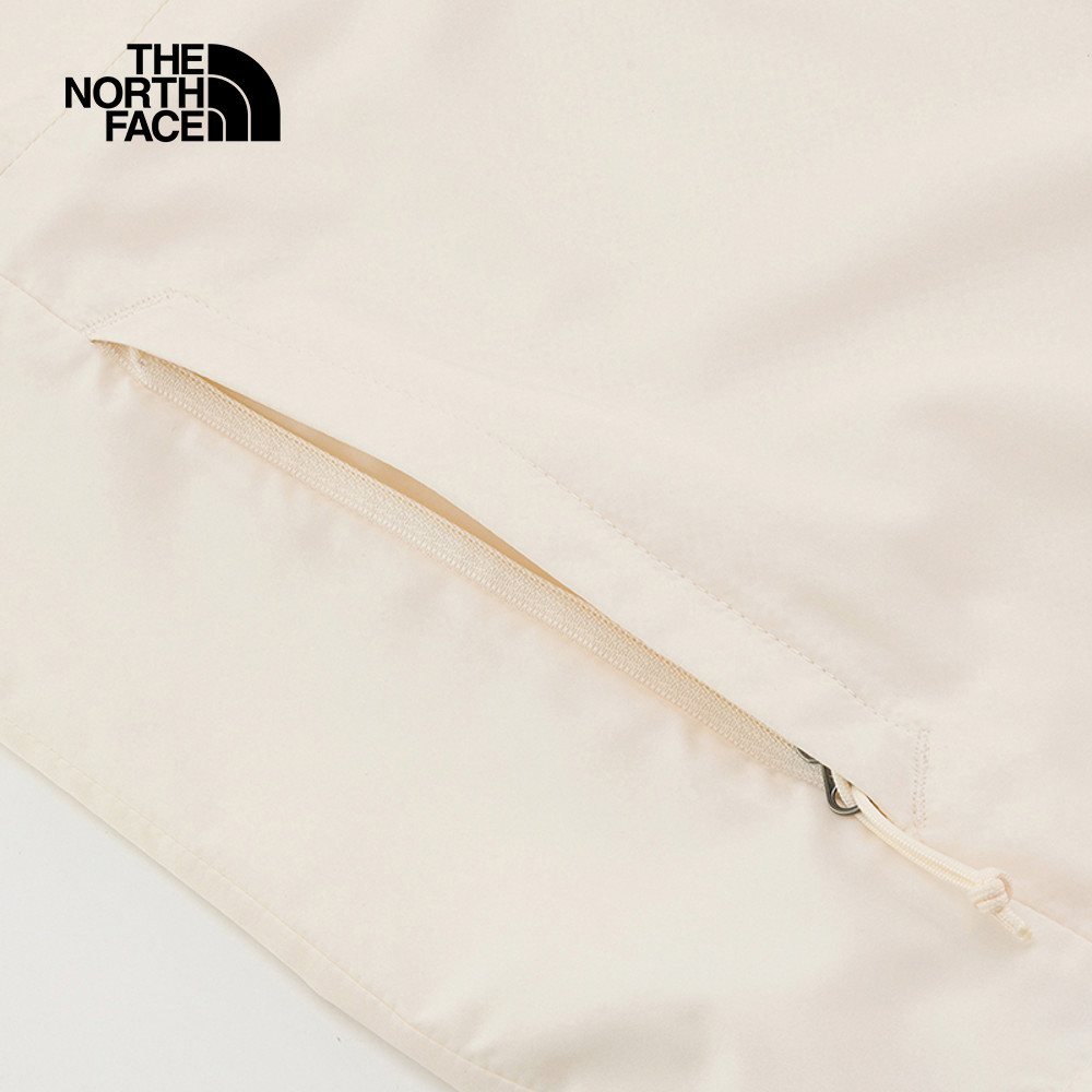 The North Face北面女款米白色UPF防曬防風外套｜8EXDQLI