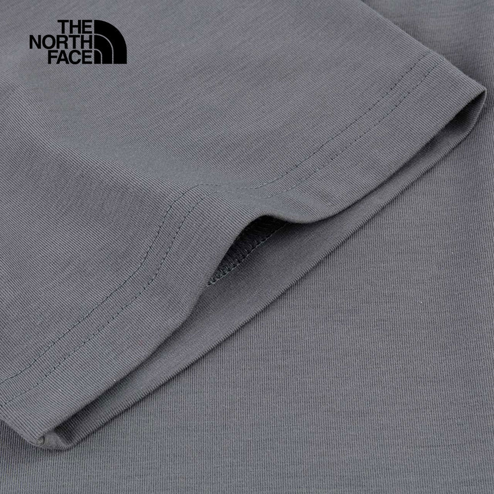 The North Face北面男款灰色吸濕排汗POLO衫｜8EY50UZ