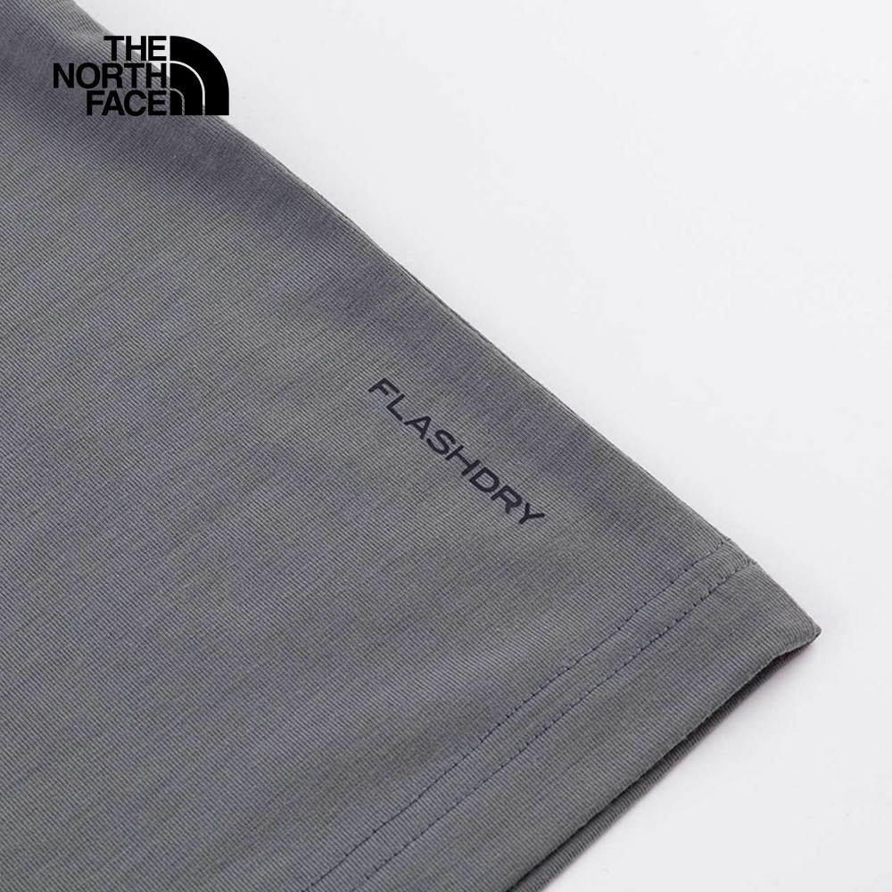 The North Face北面男款灰色吸濕排汗POLO衫｜8EY50UZ