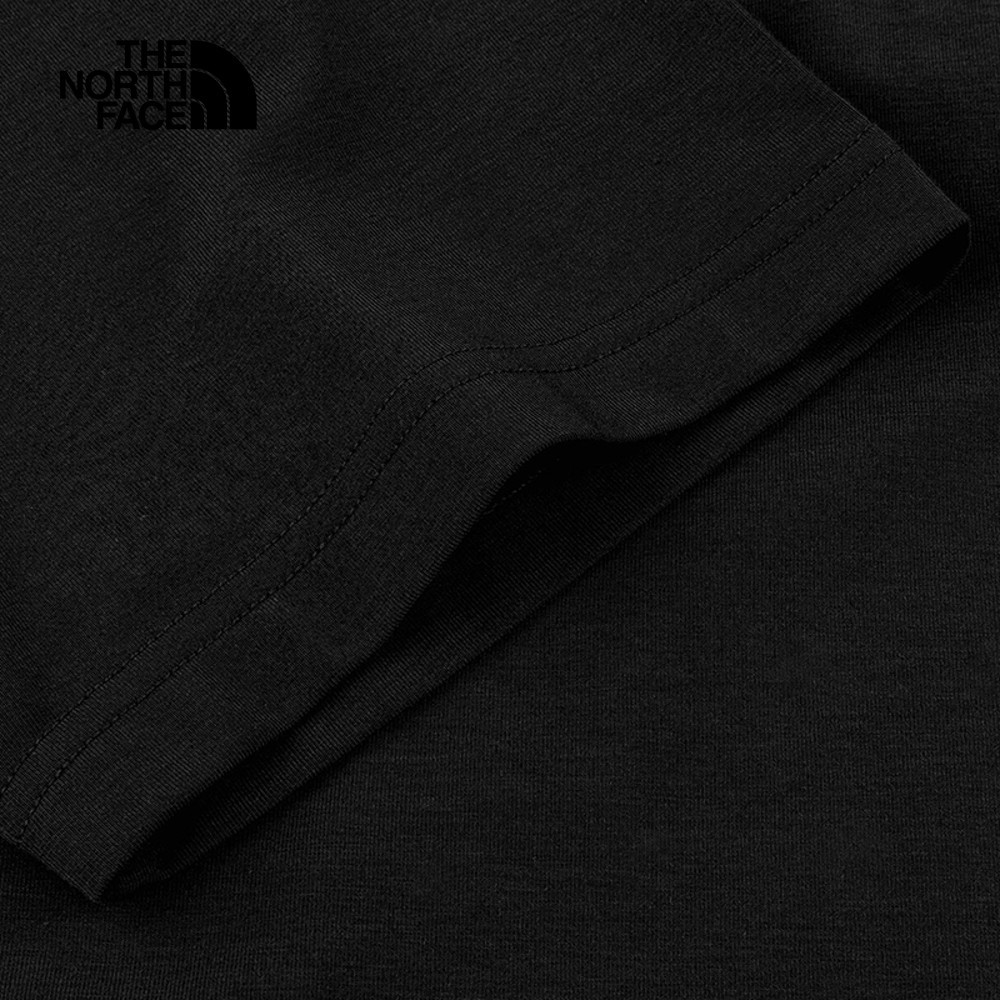 The North Face北面男款黑色吸濕排汗POLO衫｜8EY5JK3