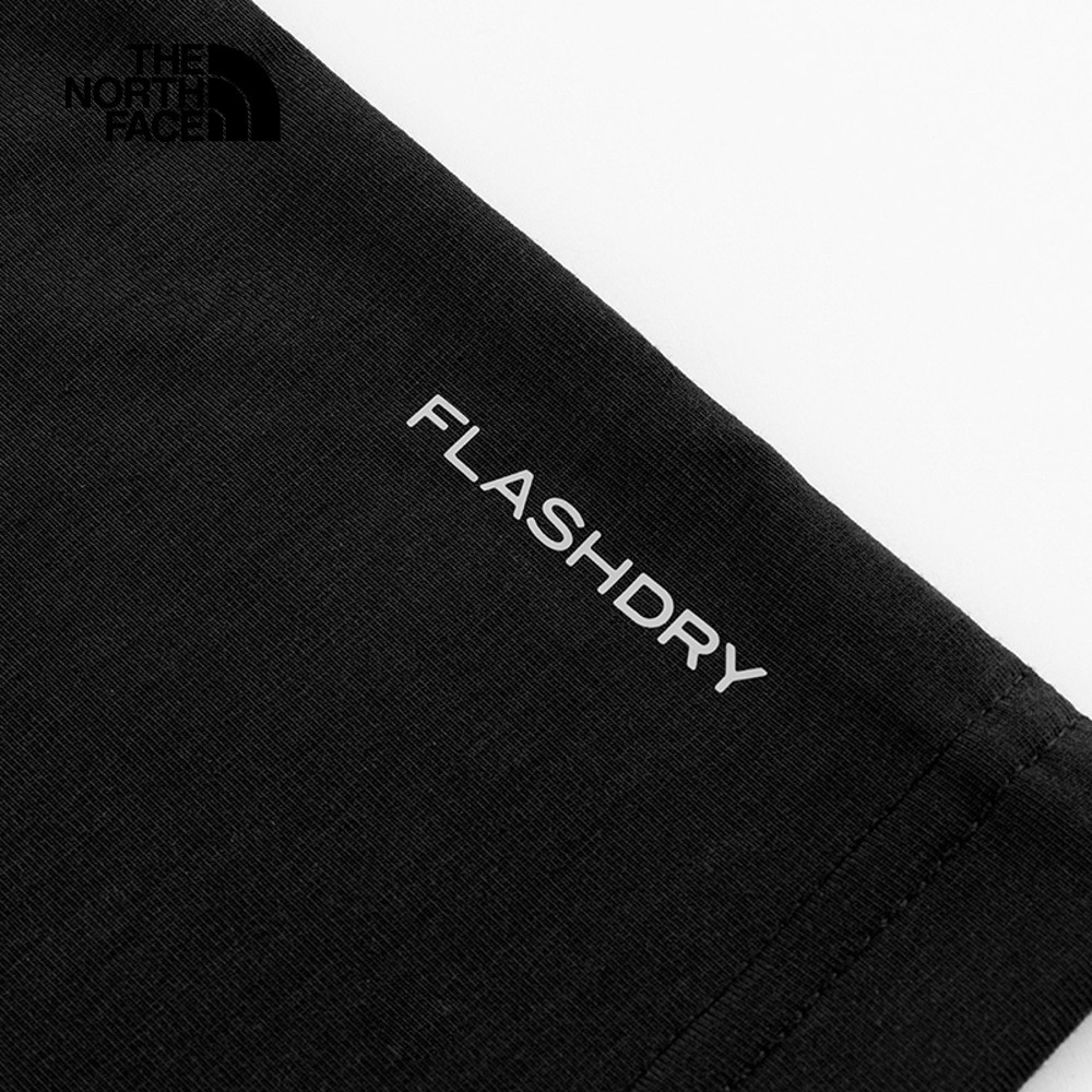 The North Face北面男款黑色吸濕排汗POLO衫｜8EY5JK3