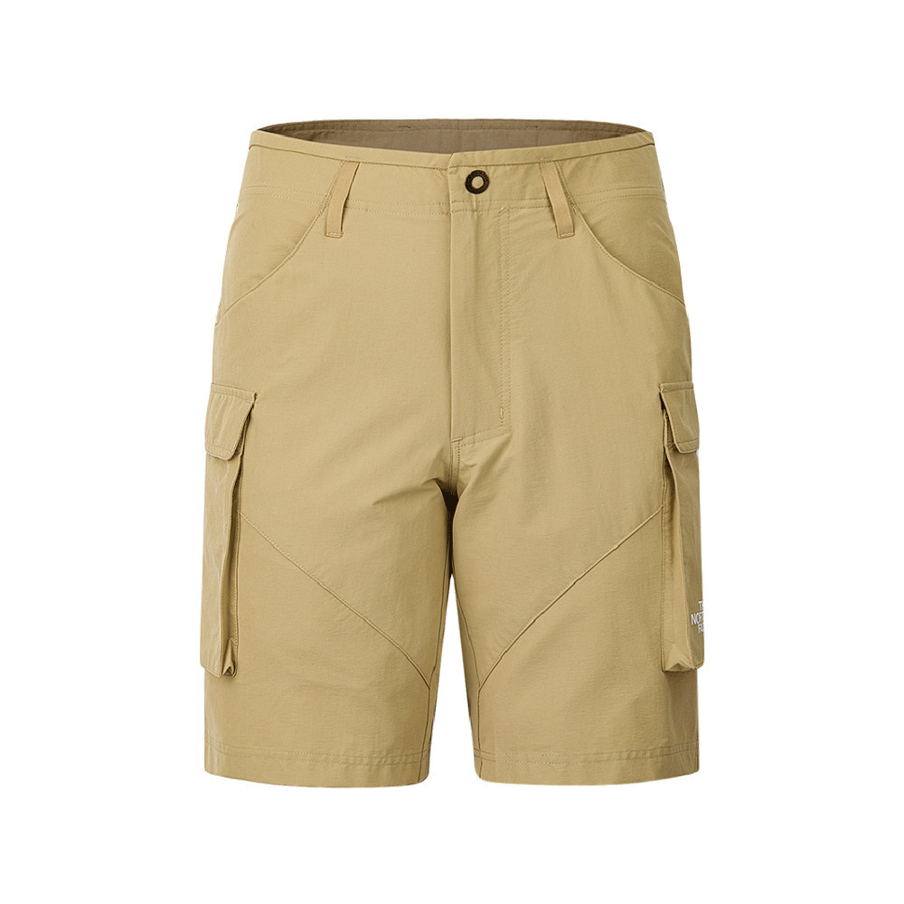 The North Face北面男款卡其色DWR防潑水短褲｜8EYCLK5