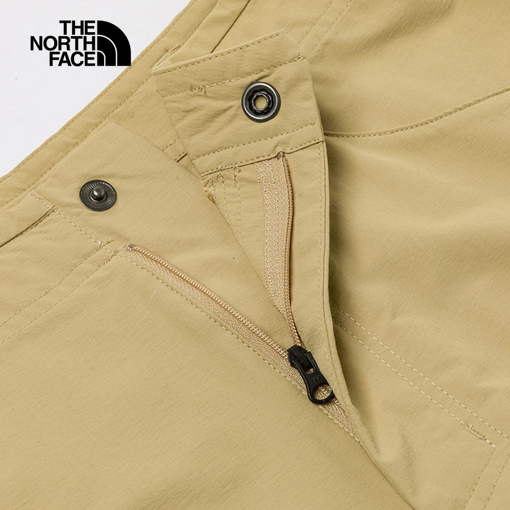 The North Face北面男款卡其色DWR防潑水短褲｜8EYCLK5