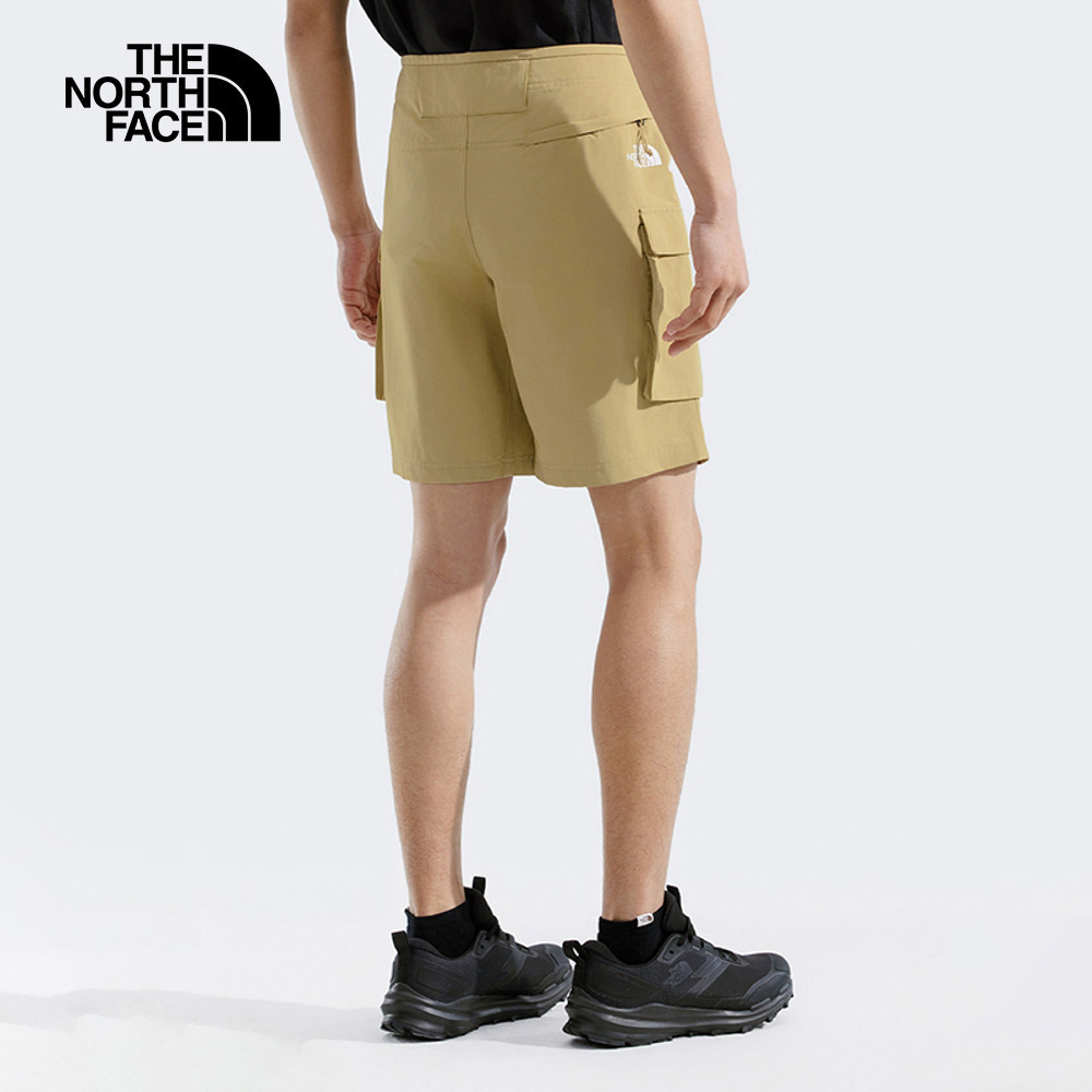 The North Face北面男款卡其色DWR防潑水短褲｜8EYCLK5