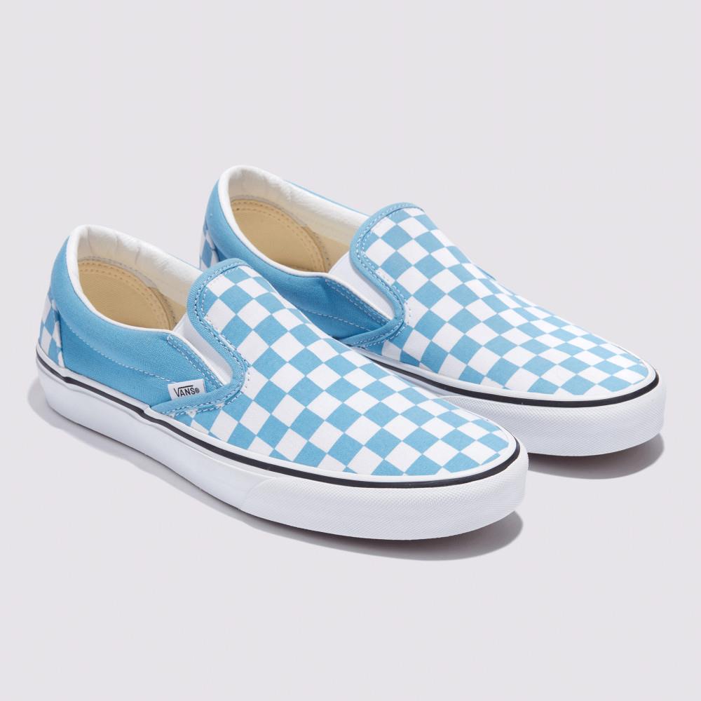 Vans Classic Slip-On 男女款藍色滑板鞋