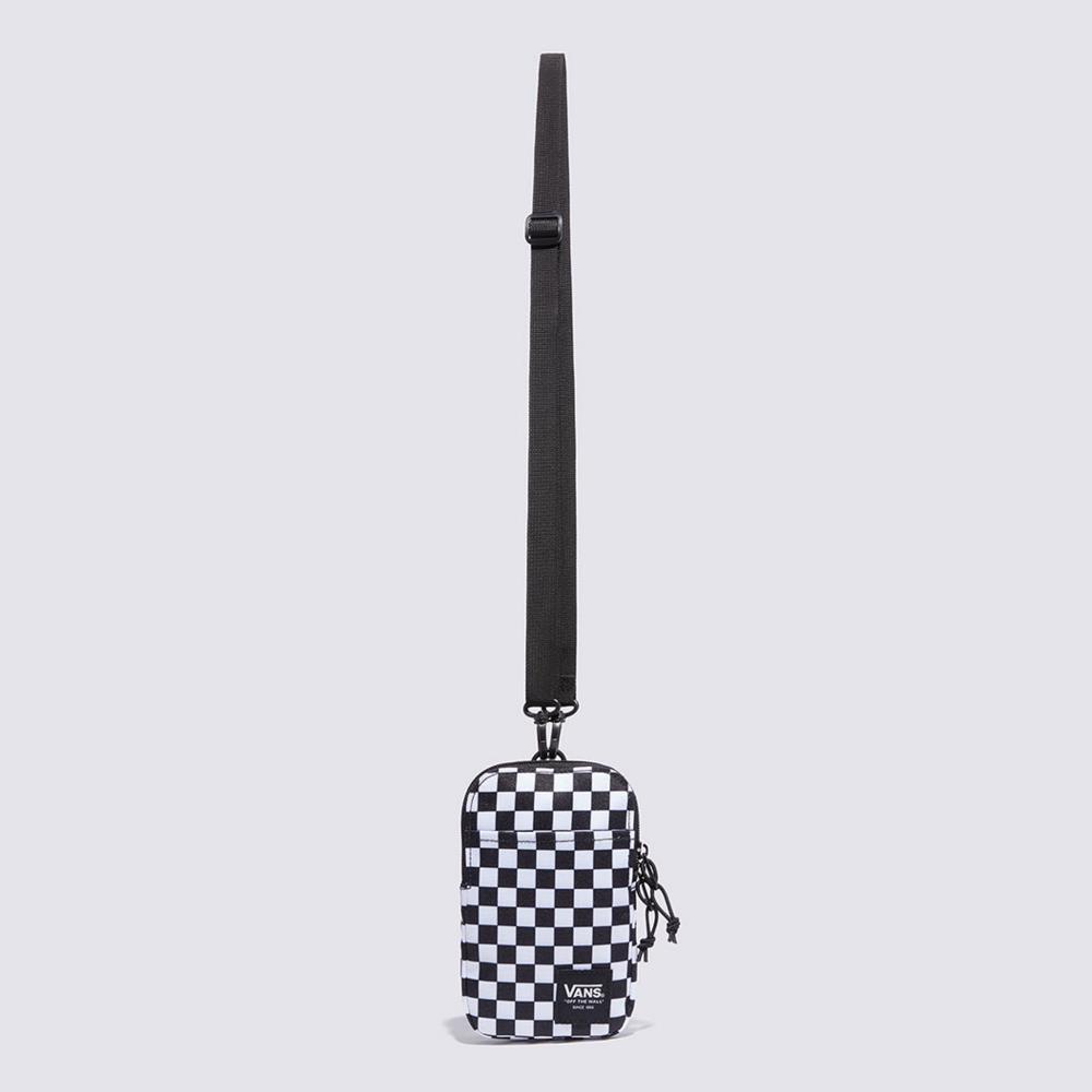 Vans Checker 男女款黑白色棋盤格手機袋