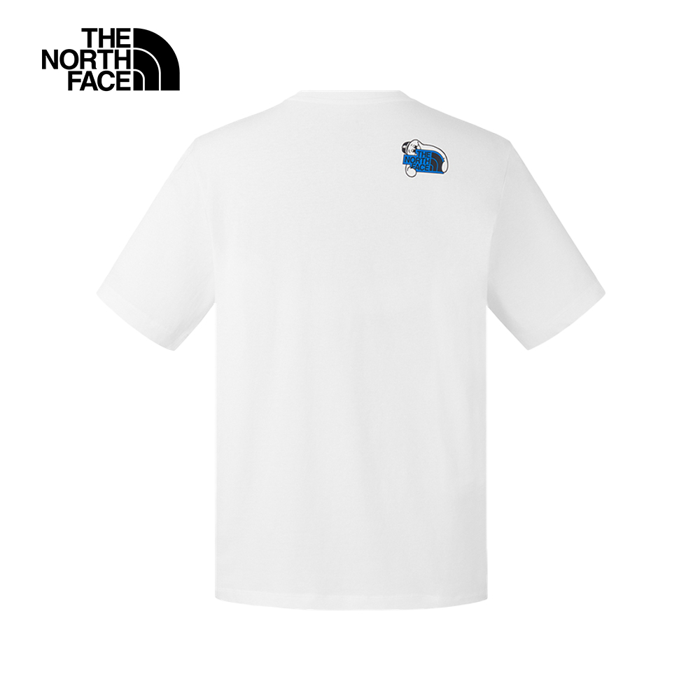 The North Face北面男女款白色純棉短袖T恤｜8GYYFN4