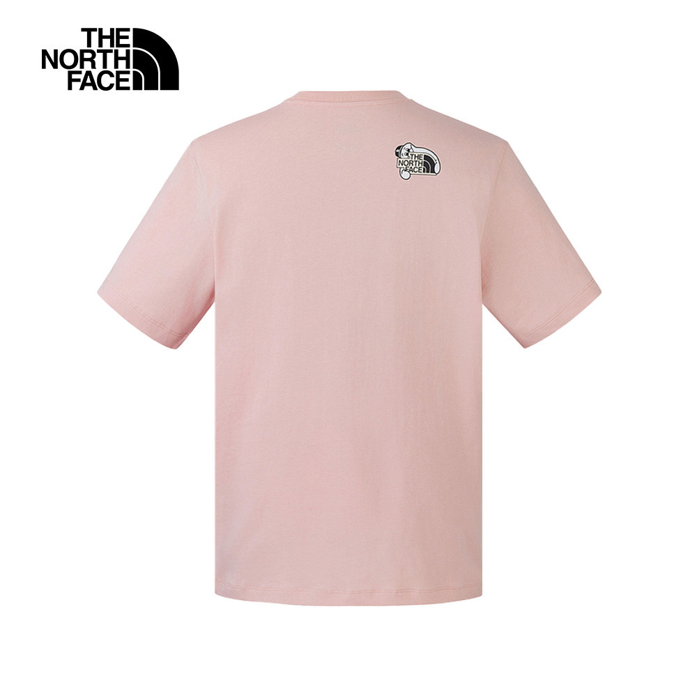 The North Face北面男女款粉色純棉短袖T恤｜8GYYLK6
