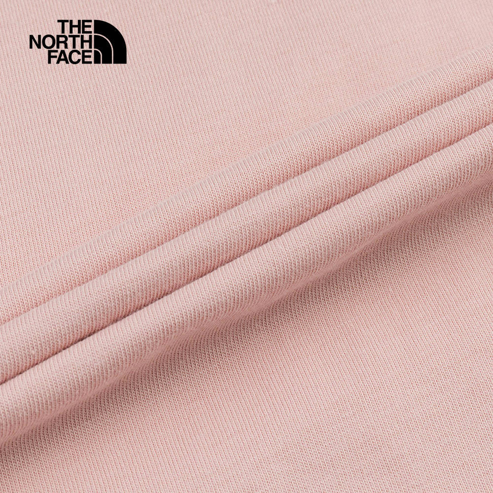 The North Face北面男女款粉色純棉短袖T恤｜8GYYLK6
