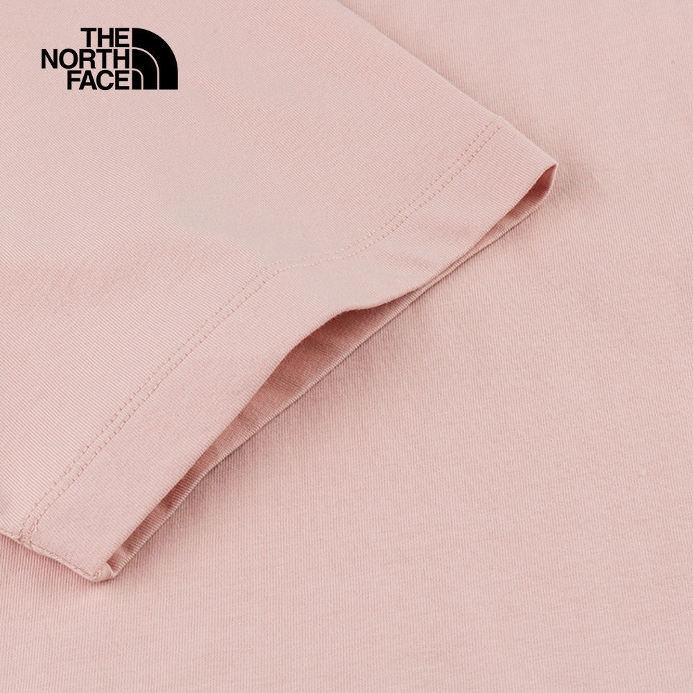 The North Face北面男女款粉色純棉短袖T恤｜8GYYLK6