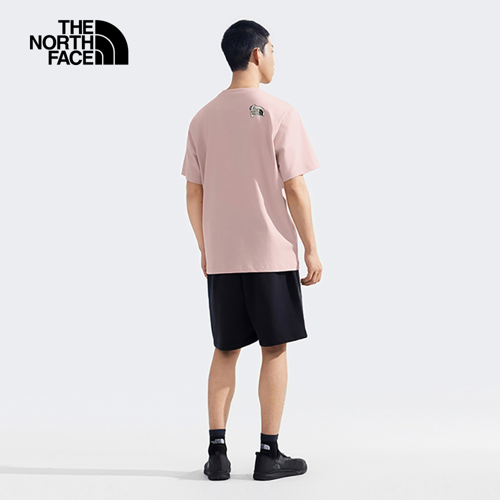 The North Face北面男女款粉色純棉短袖T恤｜8GYYLK6