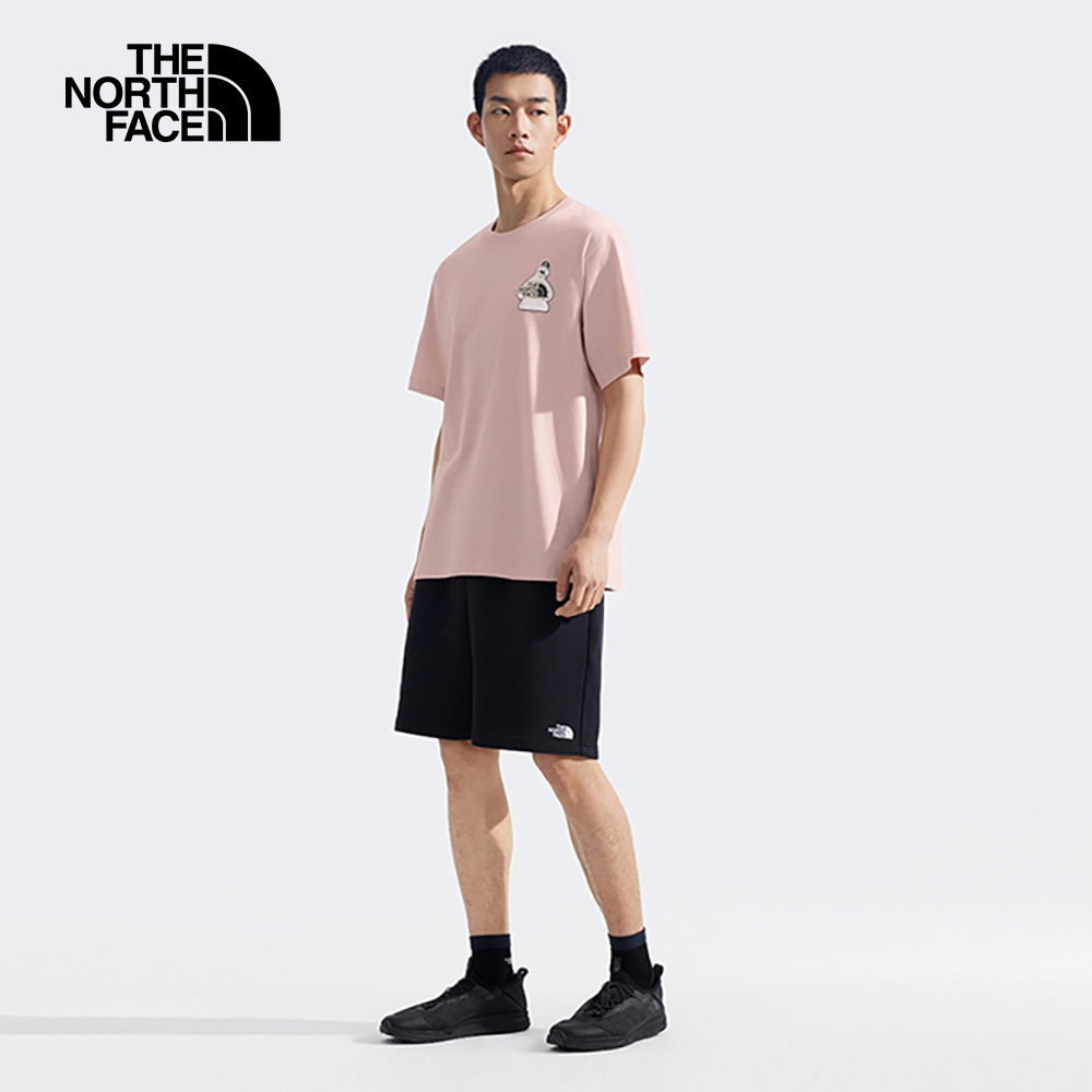 The North Face北面男女款粉色純棉短袖T恤｜8GYYLK6