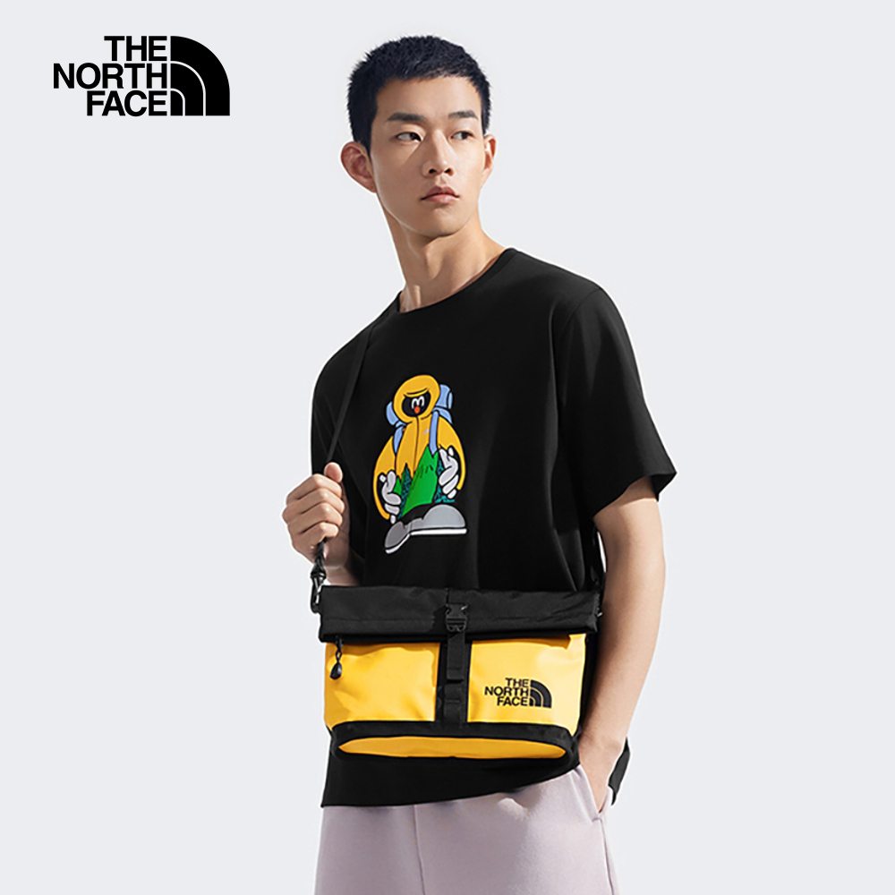 The North Face北面男女款黑色純棉短袖T恤｜8GYZJK3