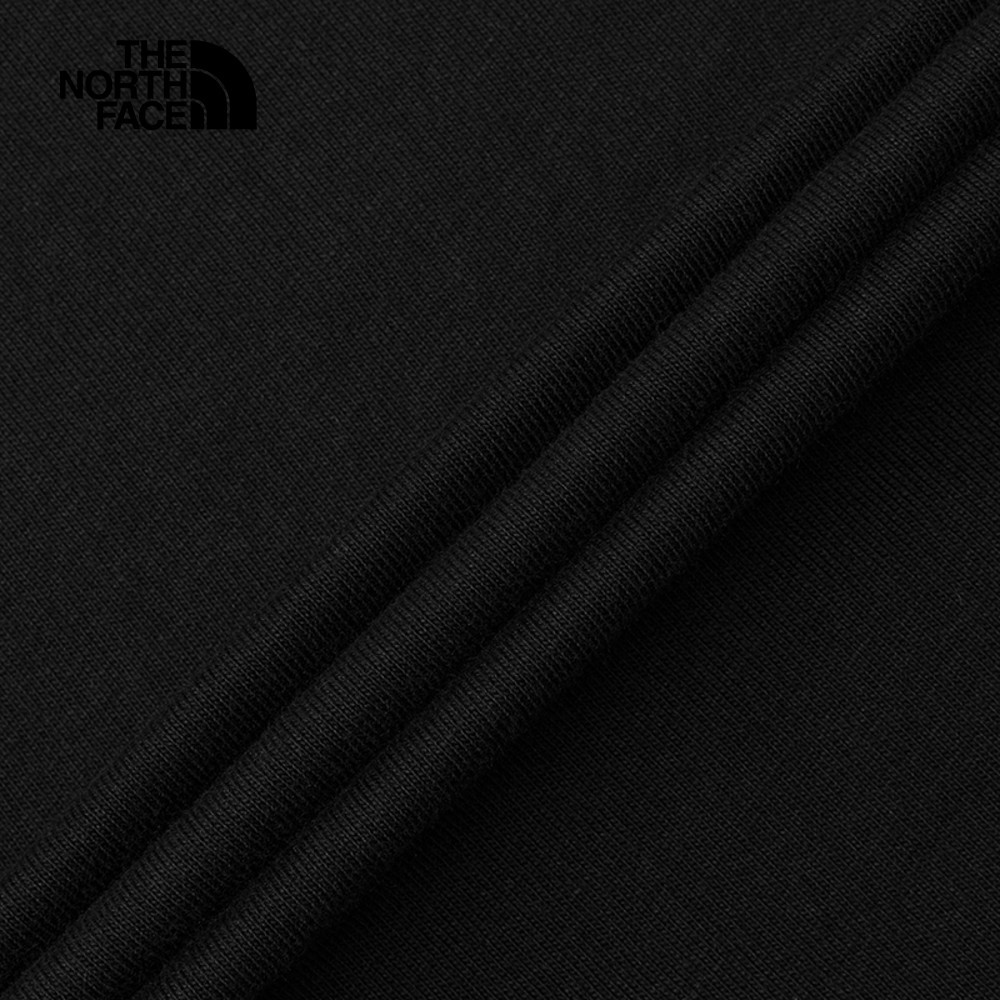 The North Face北面男女款黑色純棉短袖T恤｜8GZ0JK3