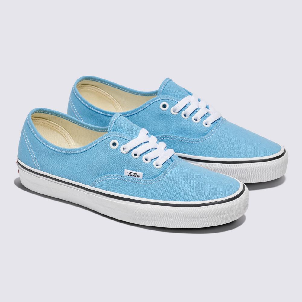 Vans Authentic 男女款藍色滑板鞋