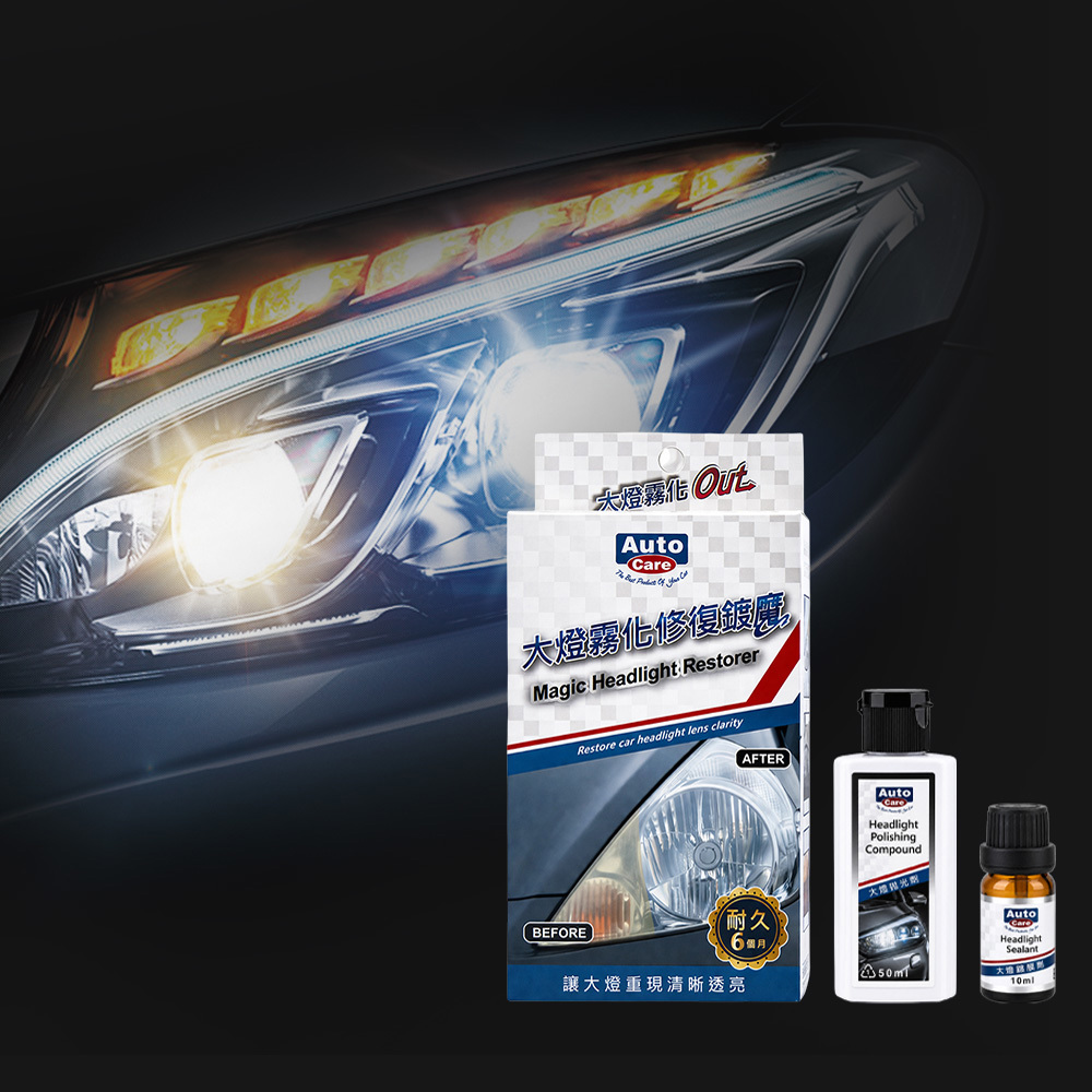 AutoCare大燈霧化修復鍍魔