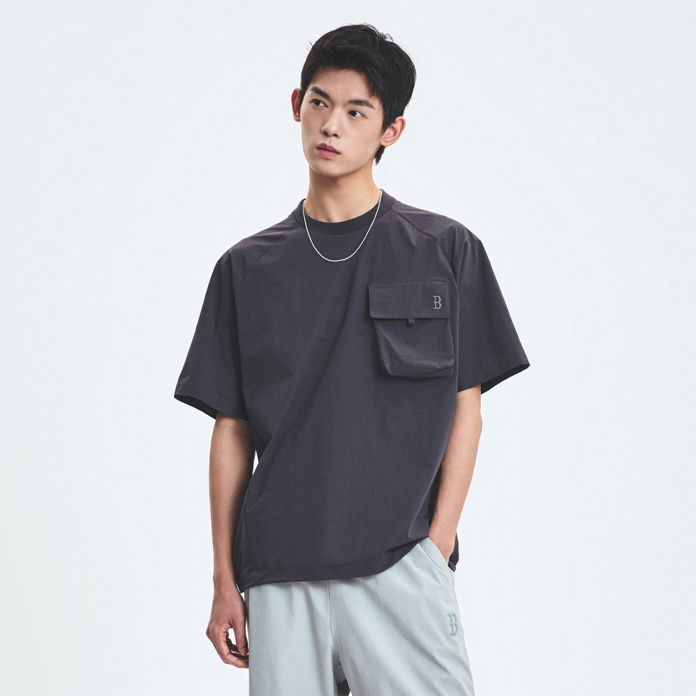 MLB 涼感短袖T恤 波士頓紅襪隊 (3ARSB0453-43CGS)