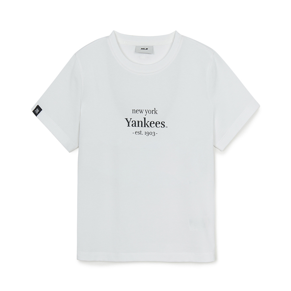 MLB 女版速乾短袖T恤 Varsity系列 紐約洋基隊 (3FTSV0253-50WHS)