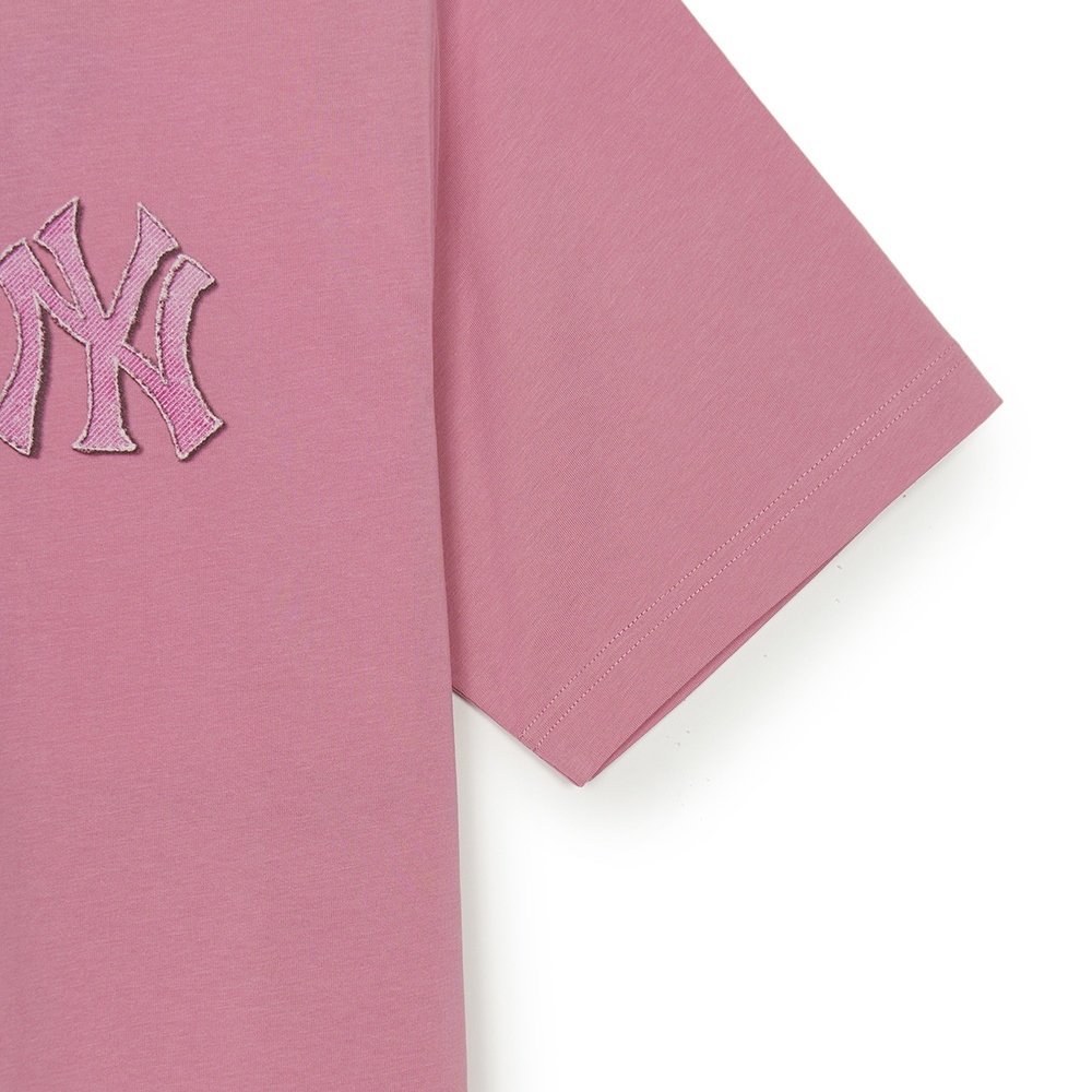 MLB 仿丹寧速乾短袖T恤 Monogram系列 紐約洋基隊 (3ATSM1053-50PKP)