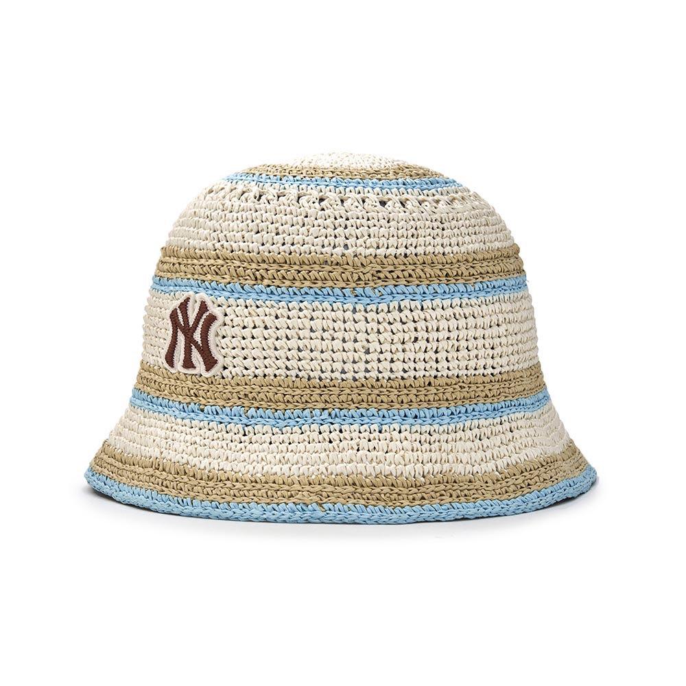 MLB 夏日針織圓頂漁夫帽 Varsity系列 紐約洋基隊 (3AHTV0153-50IVS)