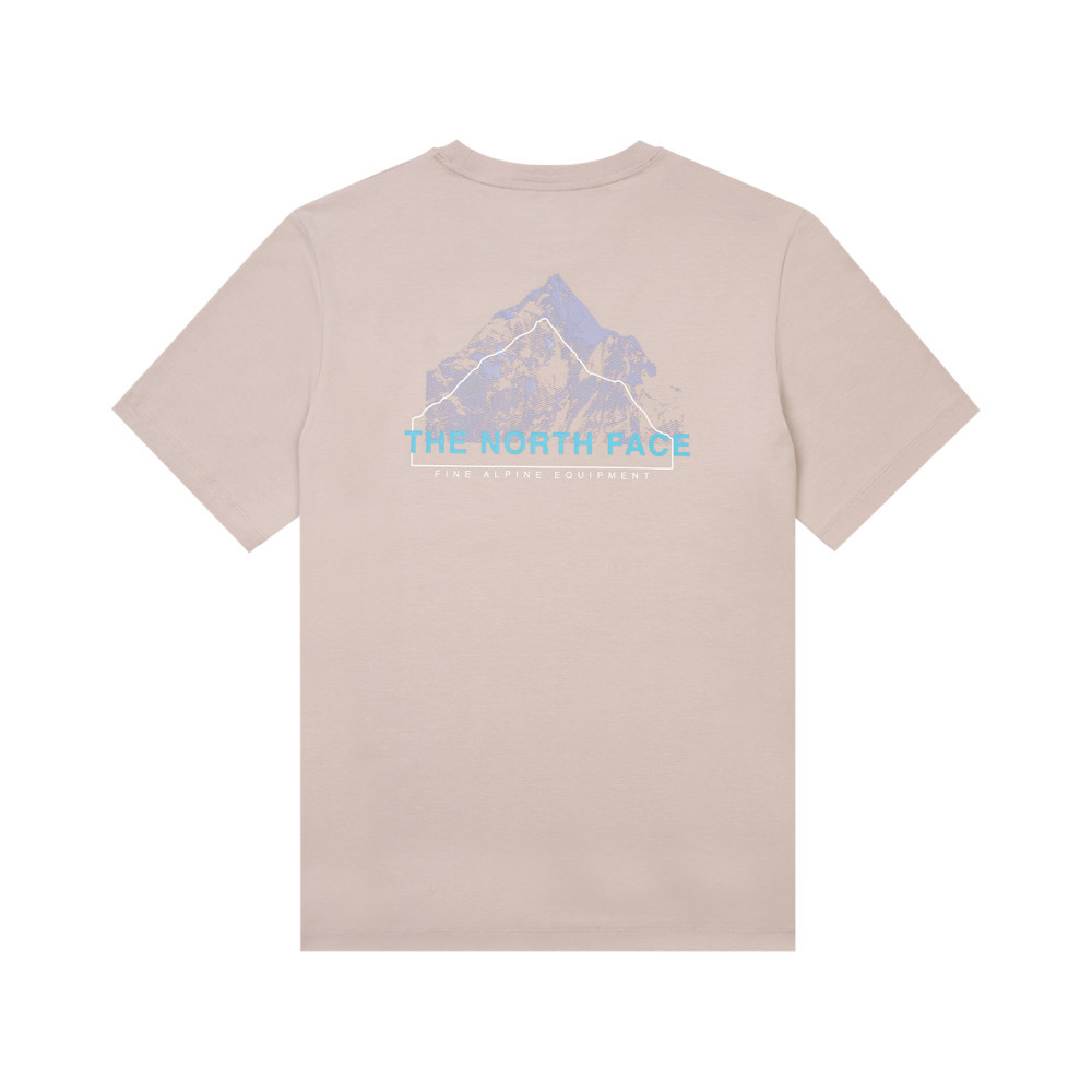 The North Face北面男款灰色吸濕排汗短袖T恤｜8D7E1OA