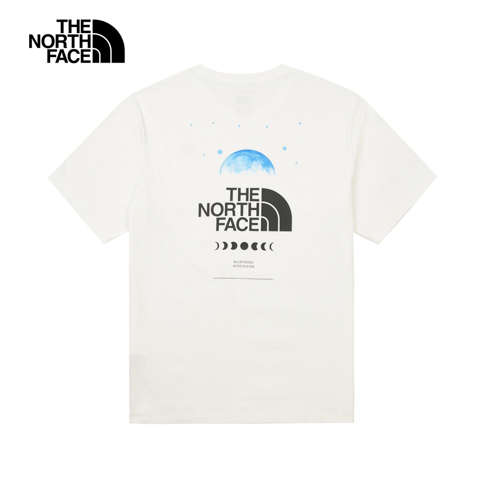 【10/25 12點週末限定】The North Face北面男女款白色純棉舒適透氣短袖T恤