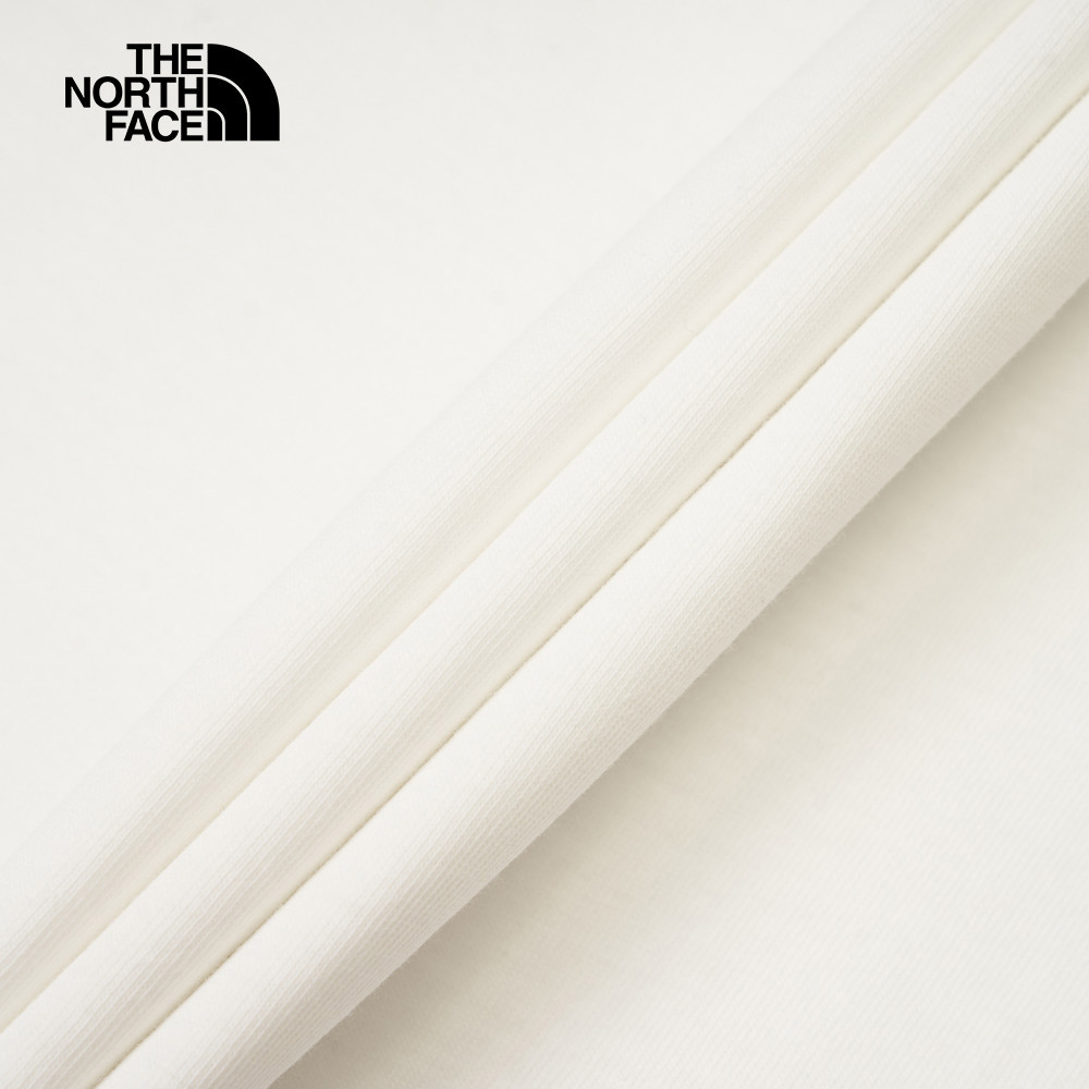 【10/25 12點週末限定】The North Face北面男女款白色純棉舒適透氣短袖T恤｜8D83FN4