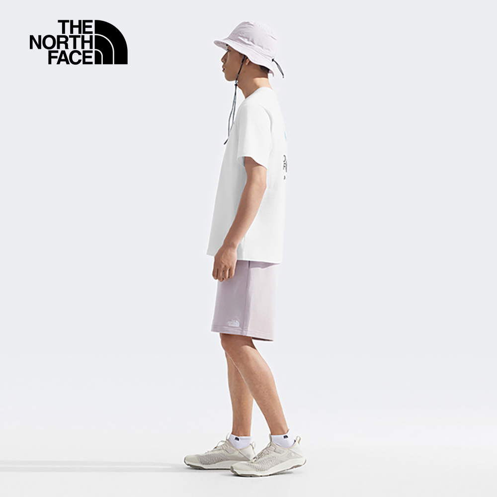 【10/25 12點週末限定】The North Face北面男女款白色純棉舒適透氣短袖T恤｜8D83FN4