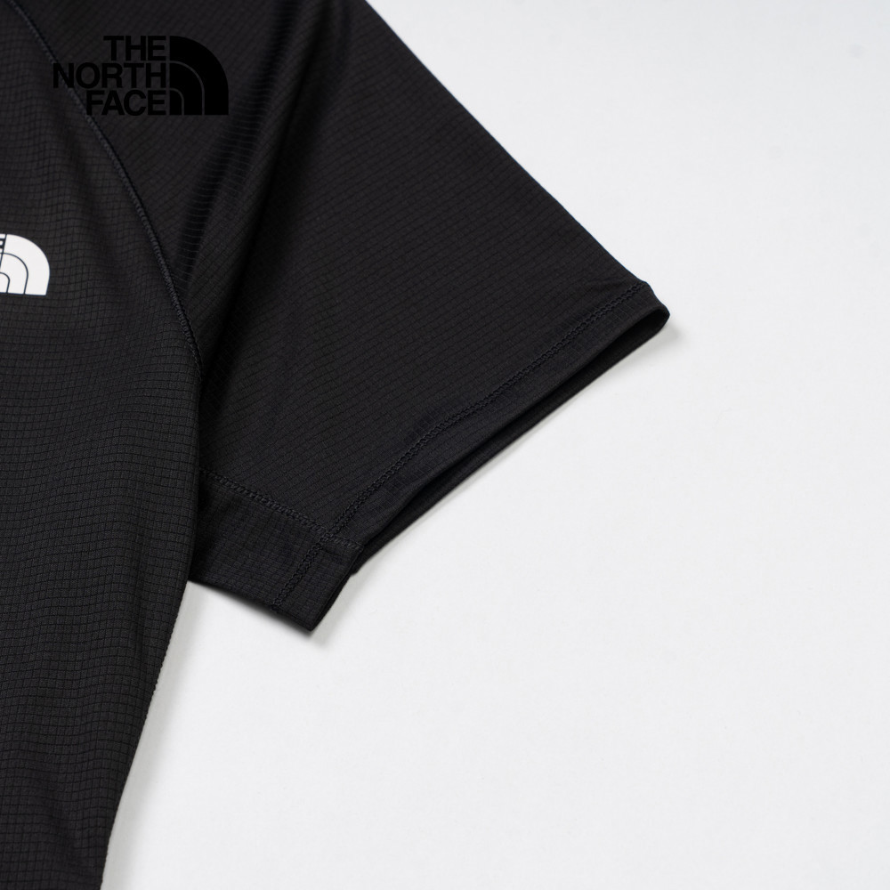 The North Face北面女款黑色UPF防曬短袖T恤｜8DFGJK3
