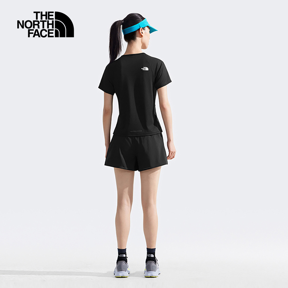 The North Face北面女款黑色UPF防曬短袖T恤｜8DFGJK3
