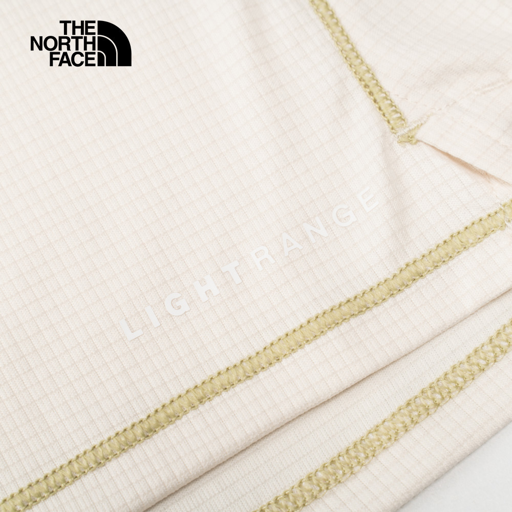 The North Face北面女款米白色UPF防曬短袖T恤｜8DFGQLI