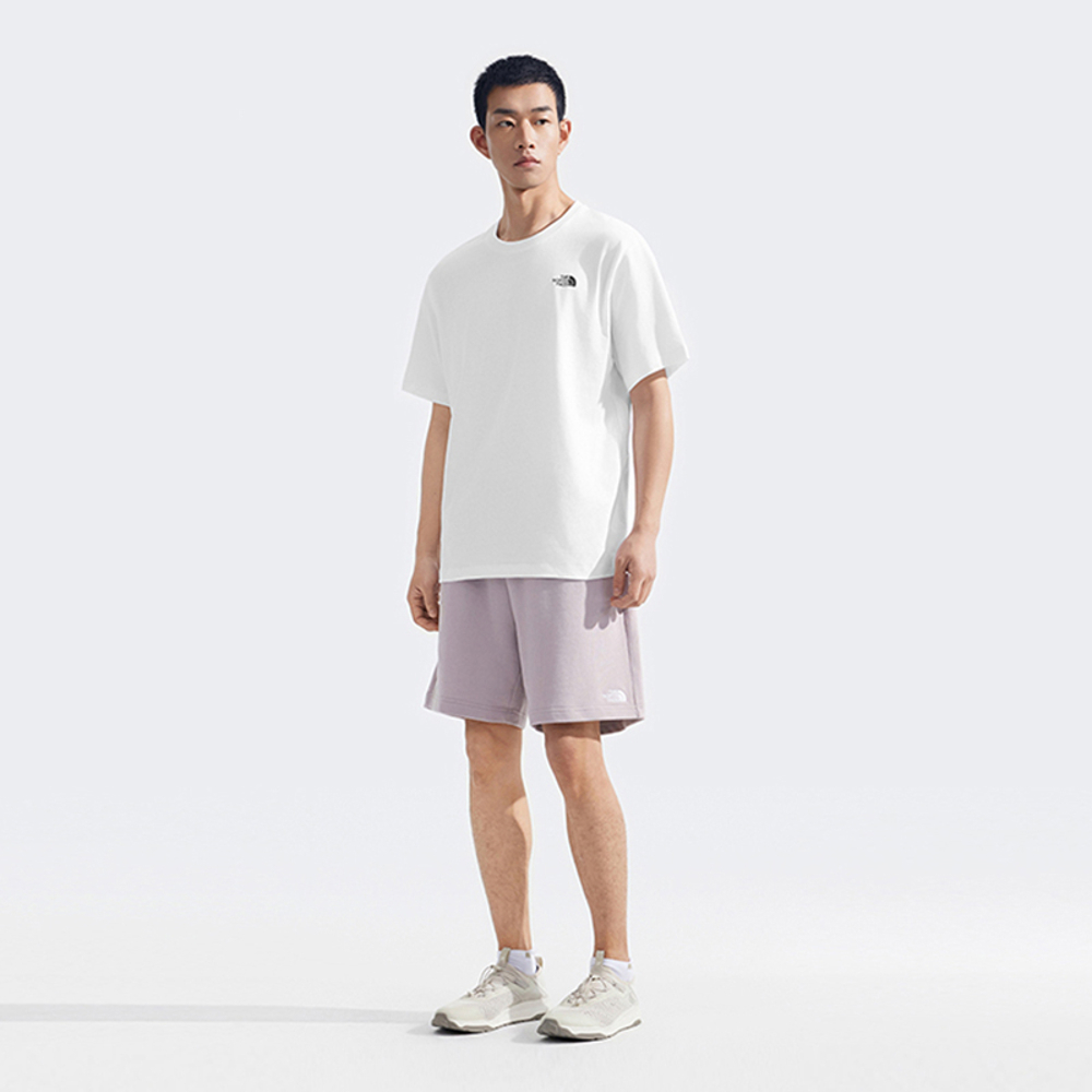 The North Face北面男女款白色純棉大尺寸印花短袖T恤｜8DEWFN4