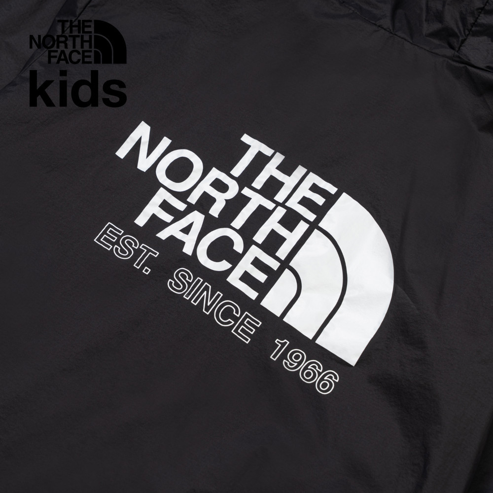 【10/25 12點週末限定】The North Face北面兒童黑色UPF防曬防風外套｜8C0FJK3