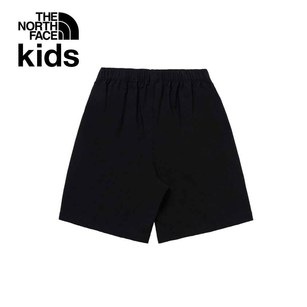 The North Face北面兒童黑色UPF防曬短褲｜8C0KJK3