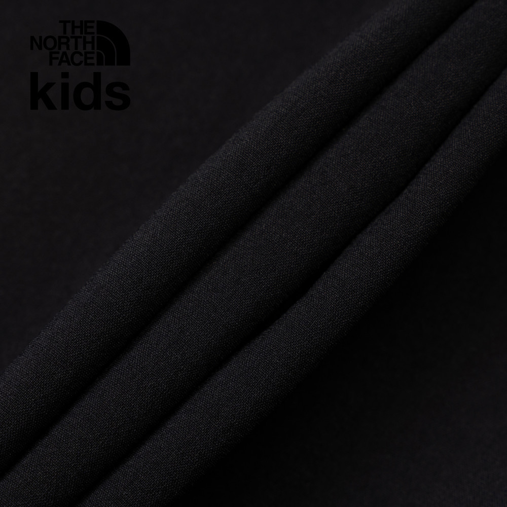 The North Face北面兒童黑色UPF防曬短褲｜8C0KJK3