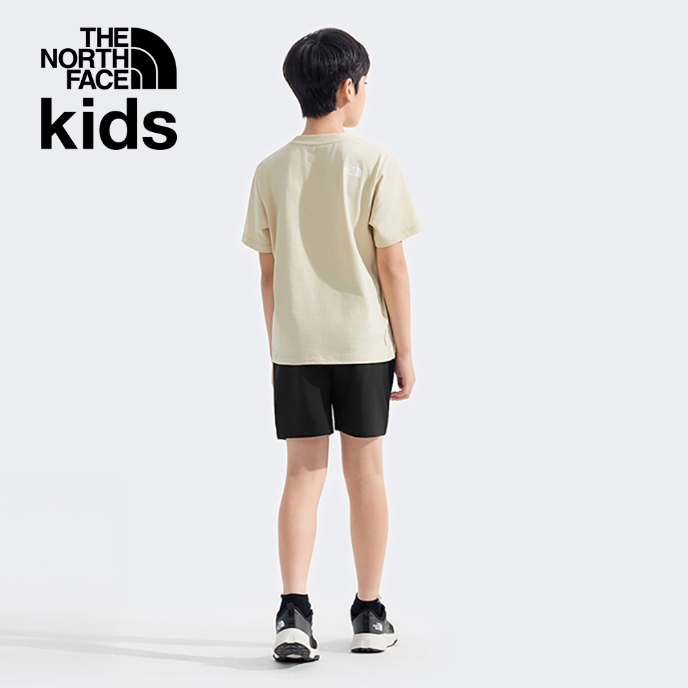 The North Face北面兒童黑色UPF防曬短褲｜8C0KJK3