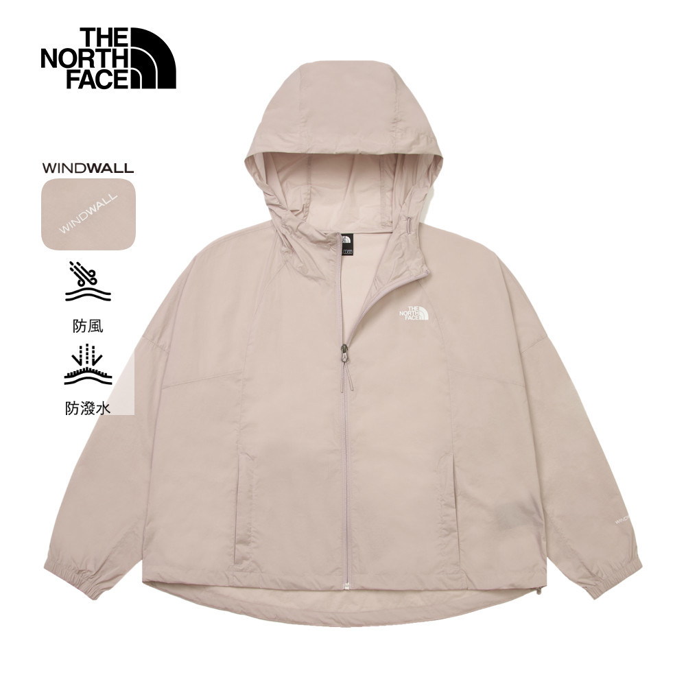 The North Face北面女款灰色DWR防潑水防風外套｜8C521OA－飄逸運動用品