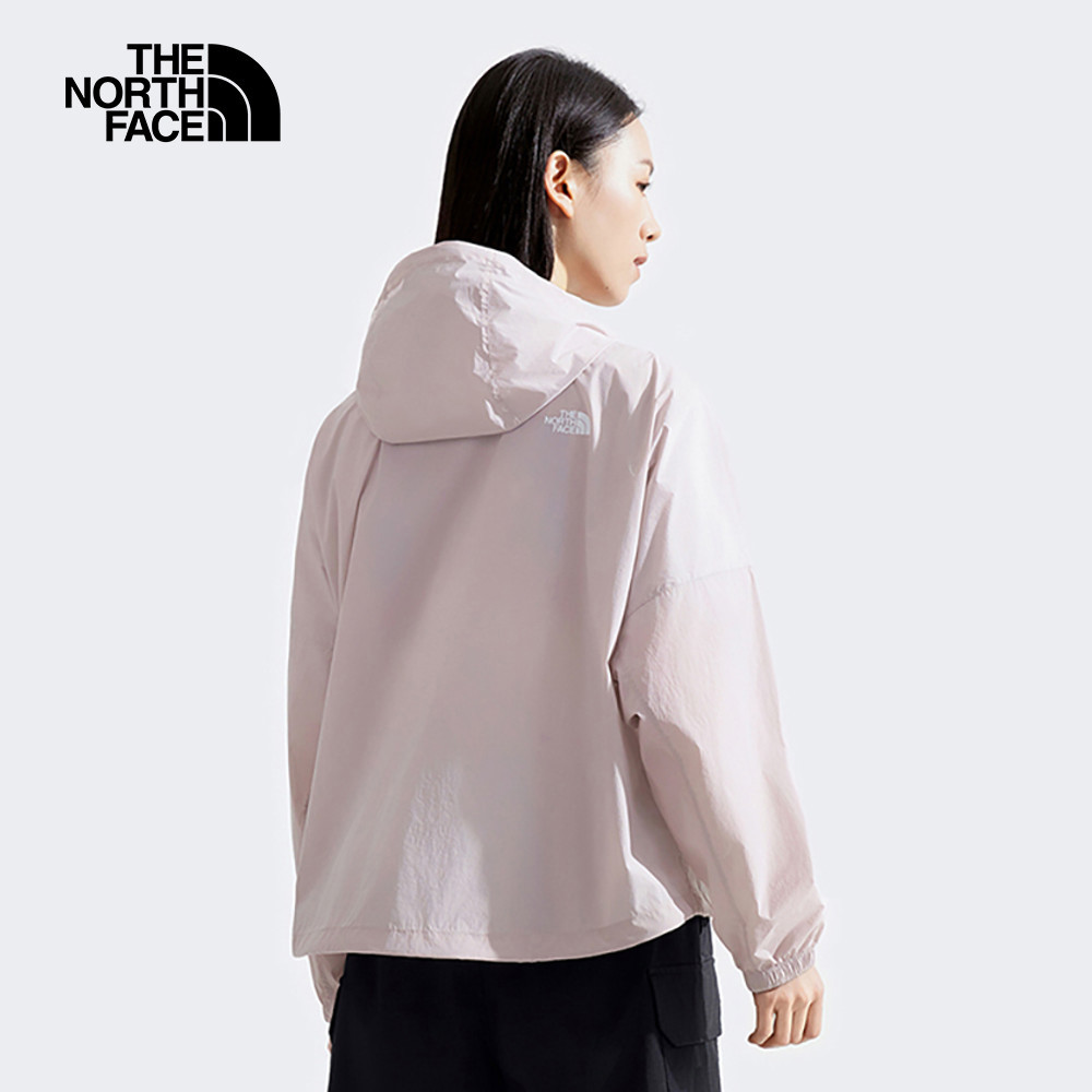 The North Face北面女款灰色DWR防潑水防風外套｜8C521OA